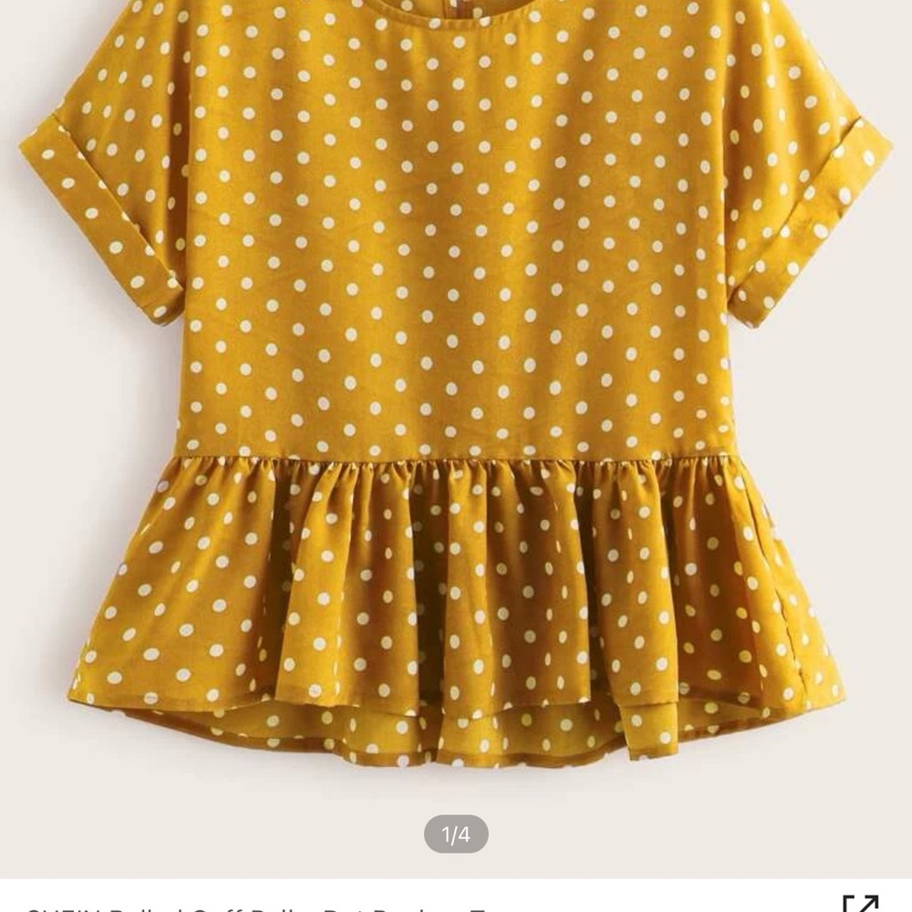 Shein Polk Dot Shirt